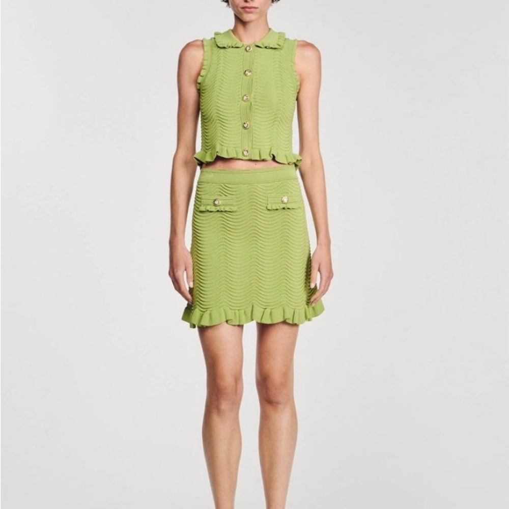 Ruffled Women's Skirt Set
